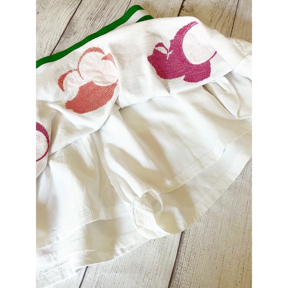 Queen of Sparkles fruit theme sequins mini skirt sz L - Picture 4 of 12